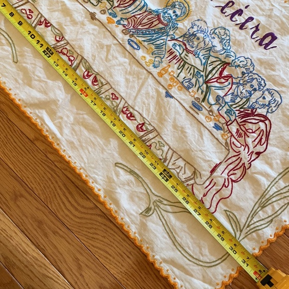 The Last Supper Posledna Vecera linen embroidery - Picture 8 of 9